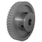 B&B Manufacturing 50XL037-6WA6, Timing Pulley, Aluminum, Clear Anodized,  50XL037-6WA6 - alternate 2